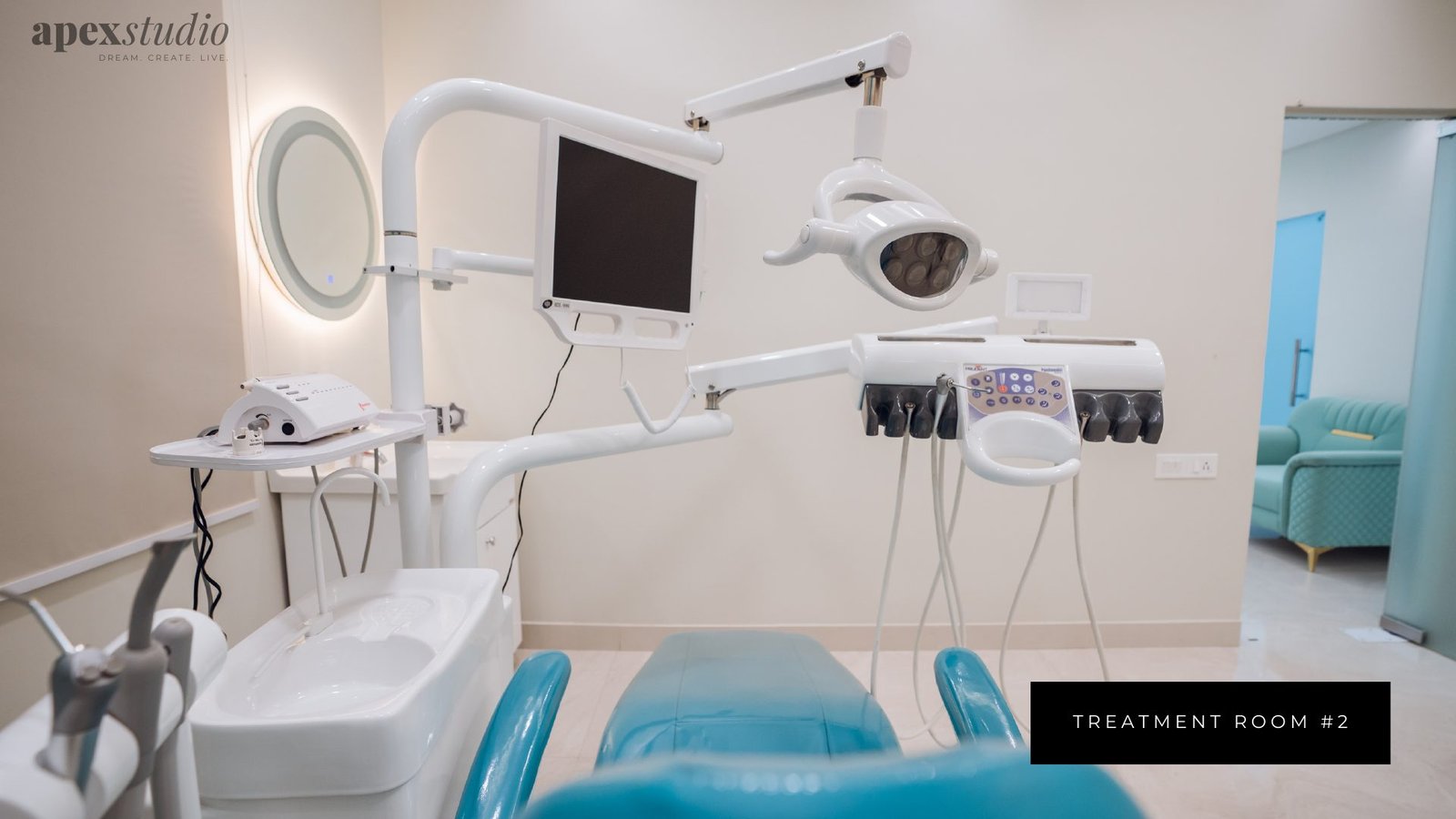 Treatment room two equipment detail